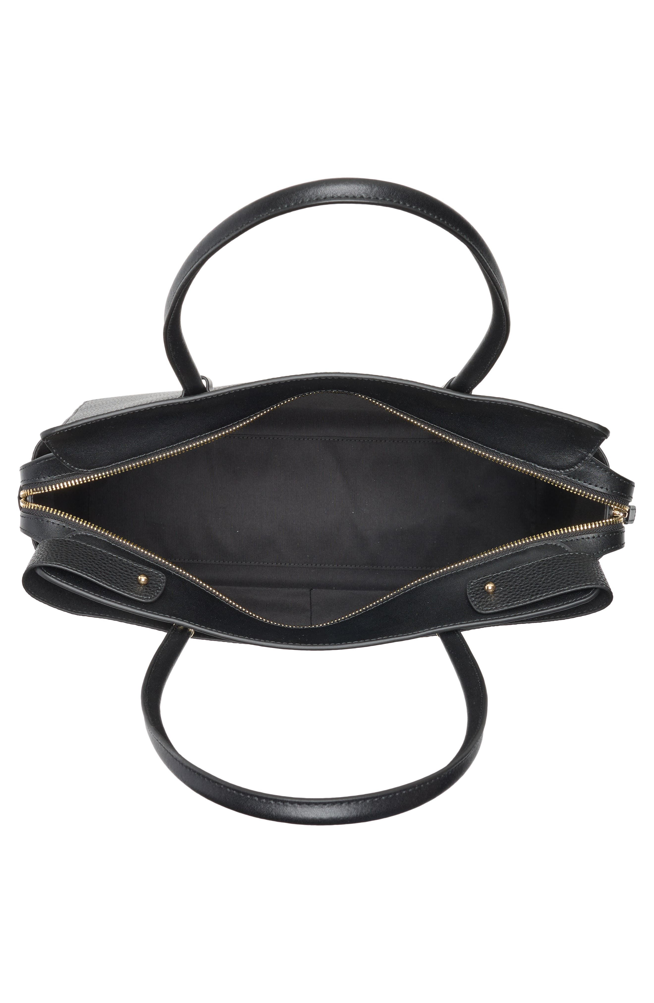 Furla Eris Large Tote Bag, Alternate, color, Nero