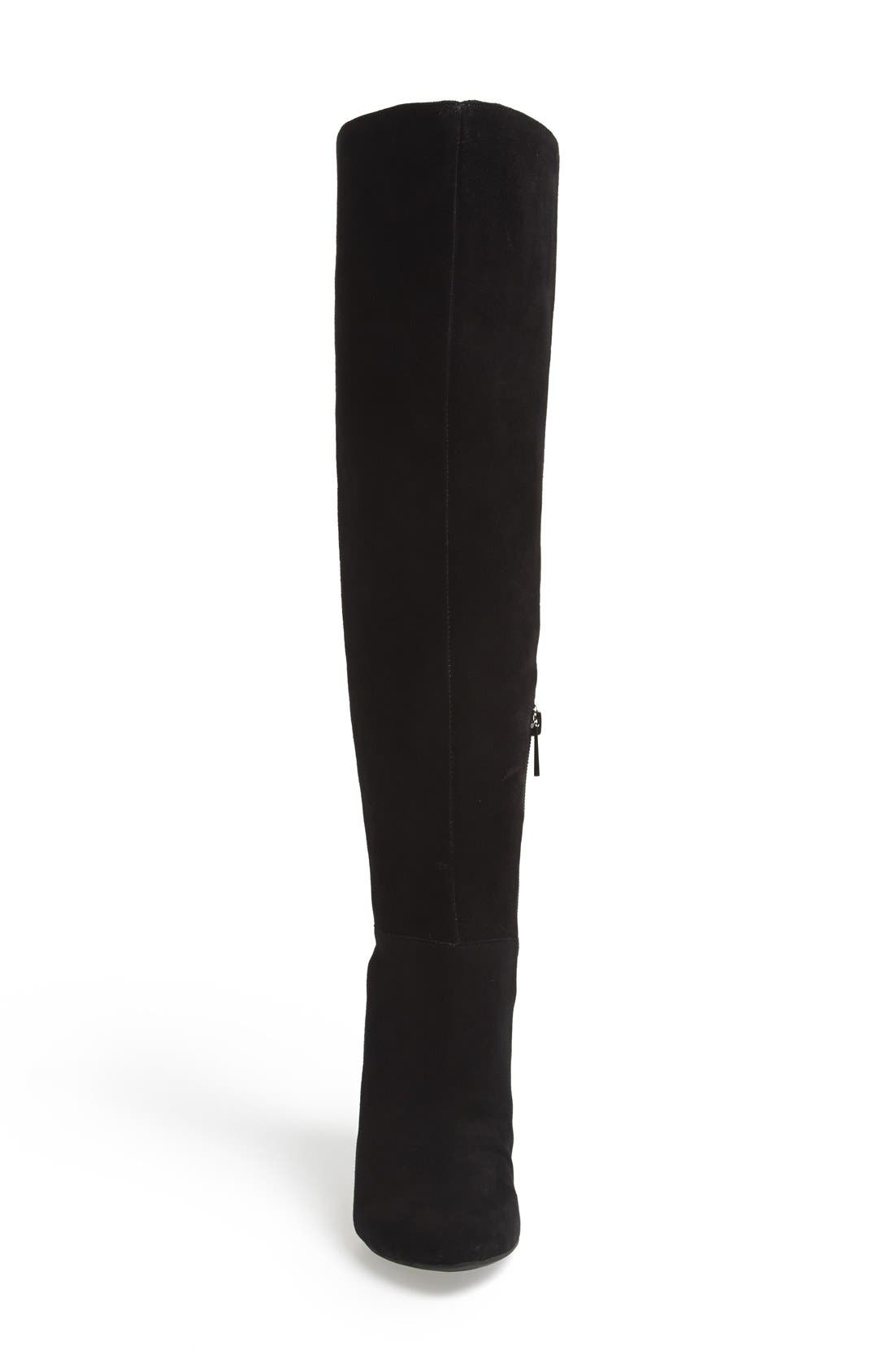 'Royle' Wedge Boot, Alternate, color, BLACK