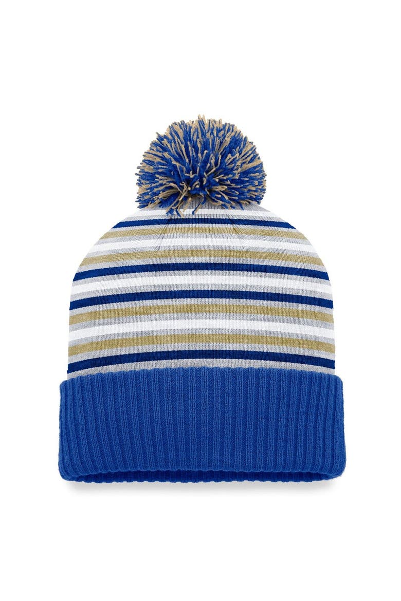 Men's Top of the World Royal Tulsa Golden Hurricane Dash Cuffed Knit Hat with Pom, Alternate, color, Royal