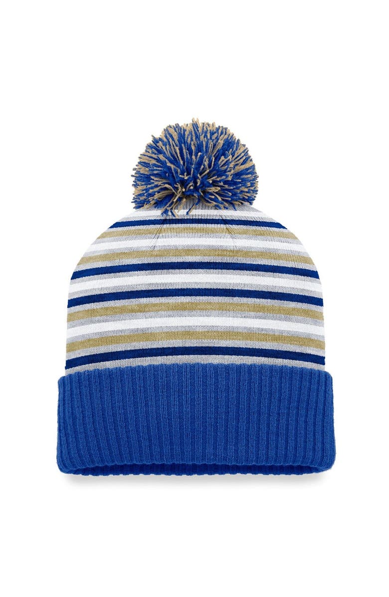 TOP OF THE WORLD Men's Top of the World Royal Tulsa Golden Hurricane Dash Cuffed Knit Hat with Pom, Alternate, color, Royal