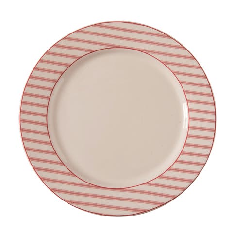 Dolomite Multicolor Christmas Pine Charger Plate - Festive Decor