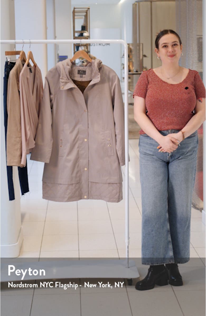 Water Resistant Hooded Rain Coat, sales video thumbnail