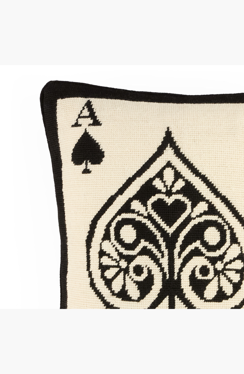 Jonathan Adler Ace Needlepoint Pillow, Alternate, color, 