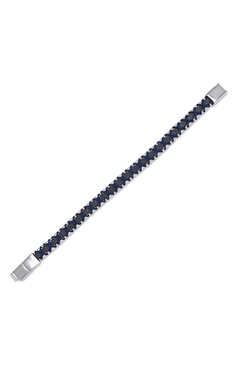 EYE CANDY LOS ANGELES Men's Lucas Cord & Leather Bracelet, Alternate, color,