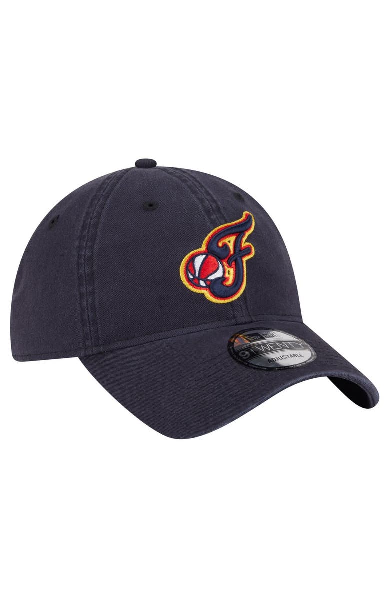 New Era Unisex New Era Navy Indiana Fever Core Alt Logo 9TWENTY Adjustable Hat, Alternate, color,