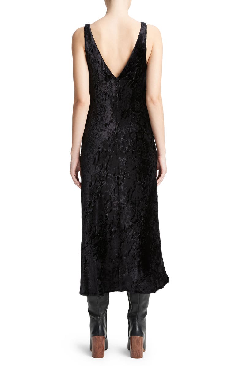 Vince Textured Velvet Midi Dress, Alternate, color, 