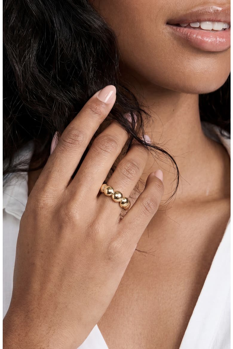 Orb Statement Ring, Alternate, color, GOLD