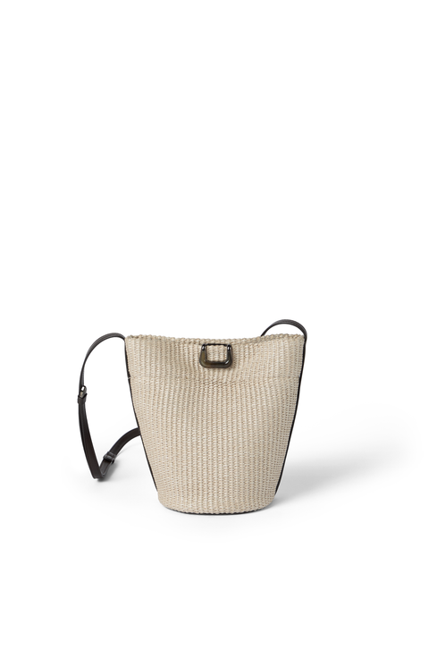 Sartorial small bucket bag