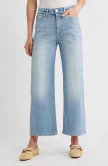 WARP+WEFT ICN High Waist Crop Wide Leg Jeans