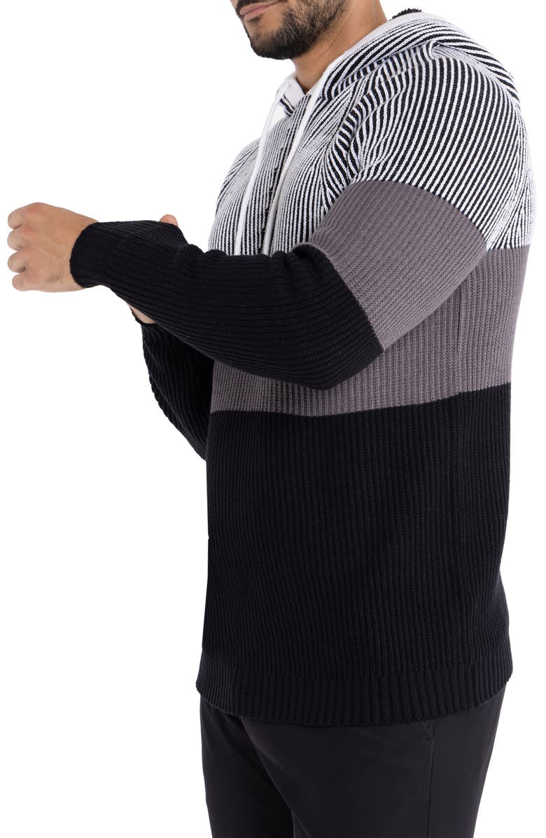 XRAY Colorblock Drawstring Hoodie, Alternate, color, Grey