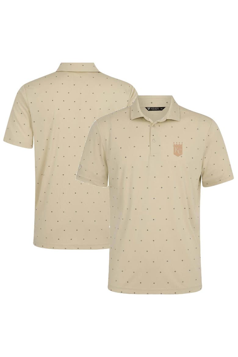 Men's Levelwear  Cream Kansas City Royals Vision Polo, Alternate, color, Cream