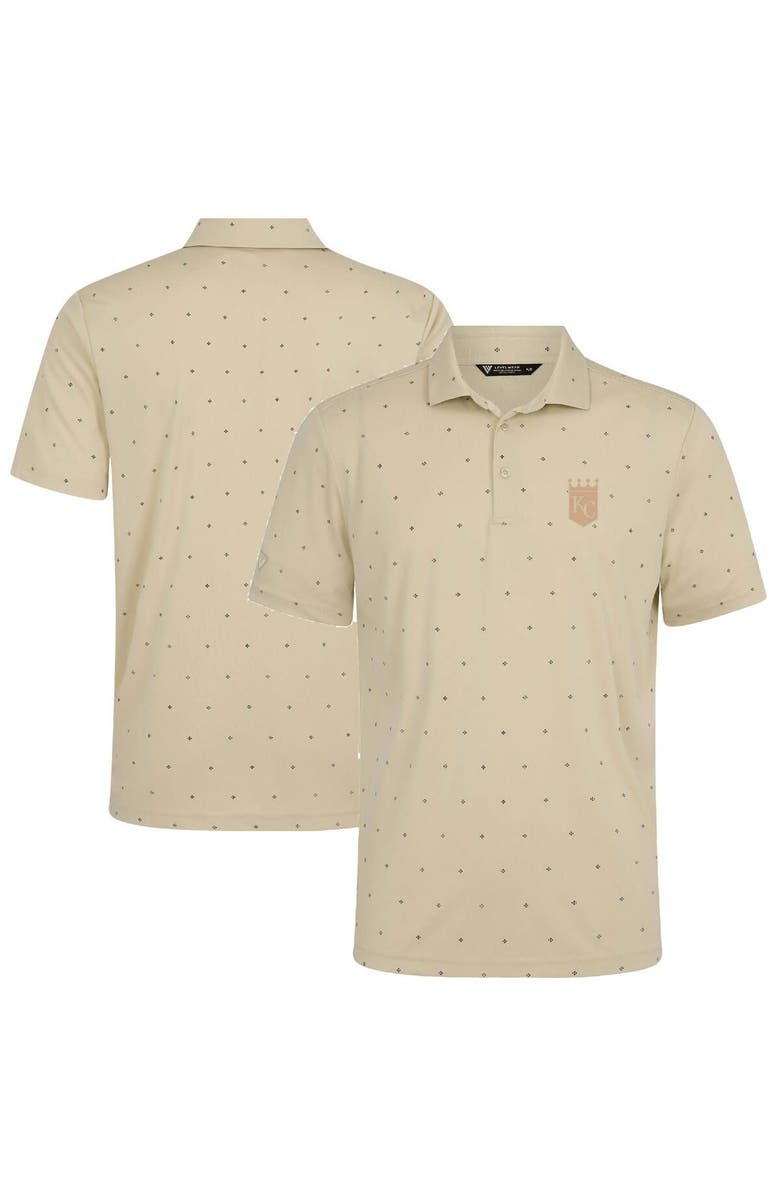LEVELWEAR Men's Levelwear Cream Kansas City Royals Vision Polo, Alternate, color, Cream