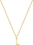 Tiny Blessings 14K Gold Modern Initial 12-14" Necklace