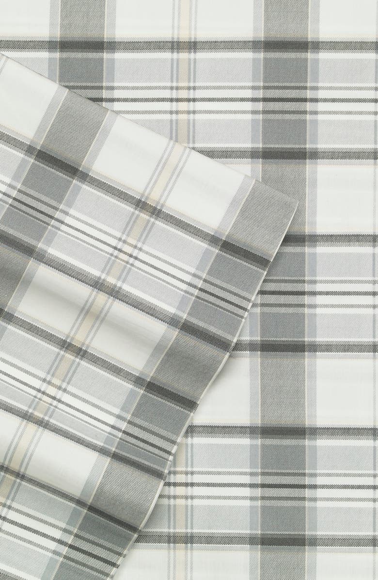 Eddie Bauer Chinook Plaid Open Sheet Set, Alternate, color, Ivory