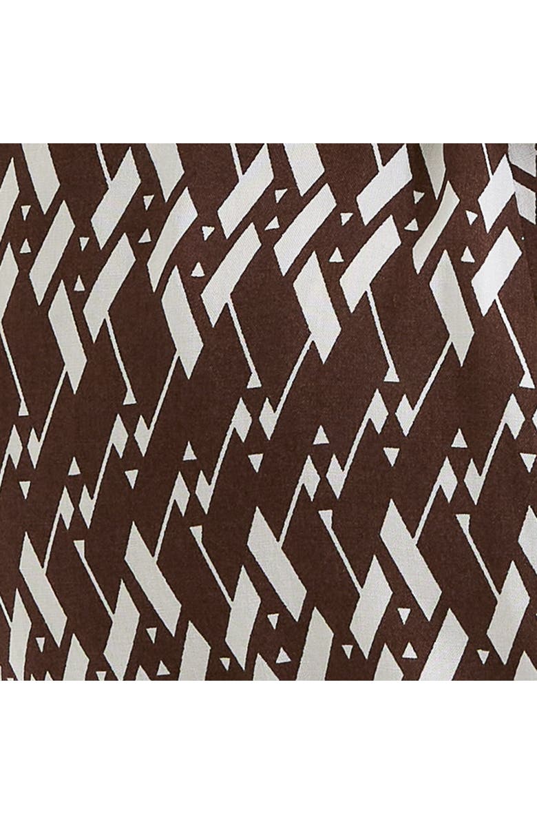 Ripe Maternity Grace Shirred Dress, Alternate, color, Chocolate / White