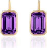 GOSHWARA Gossip Emerald Cut Drop Earrings
