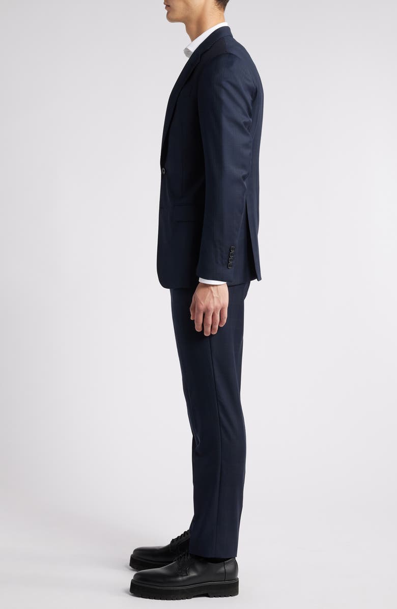 Emporio Armani Plaid Virgin Wool Suit, Alternate, color, 