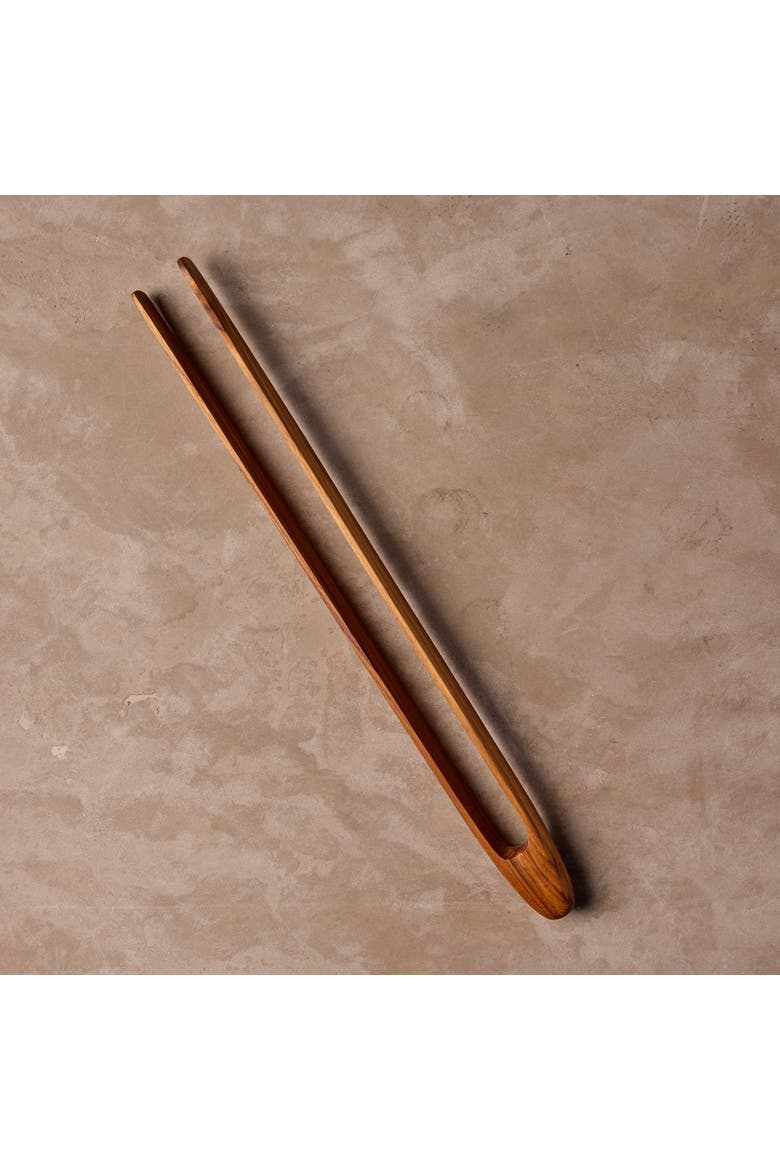 Teak Tong, Alternate, color, Teak