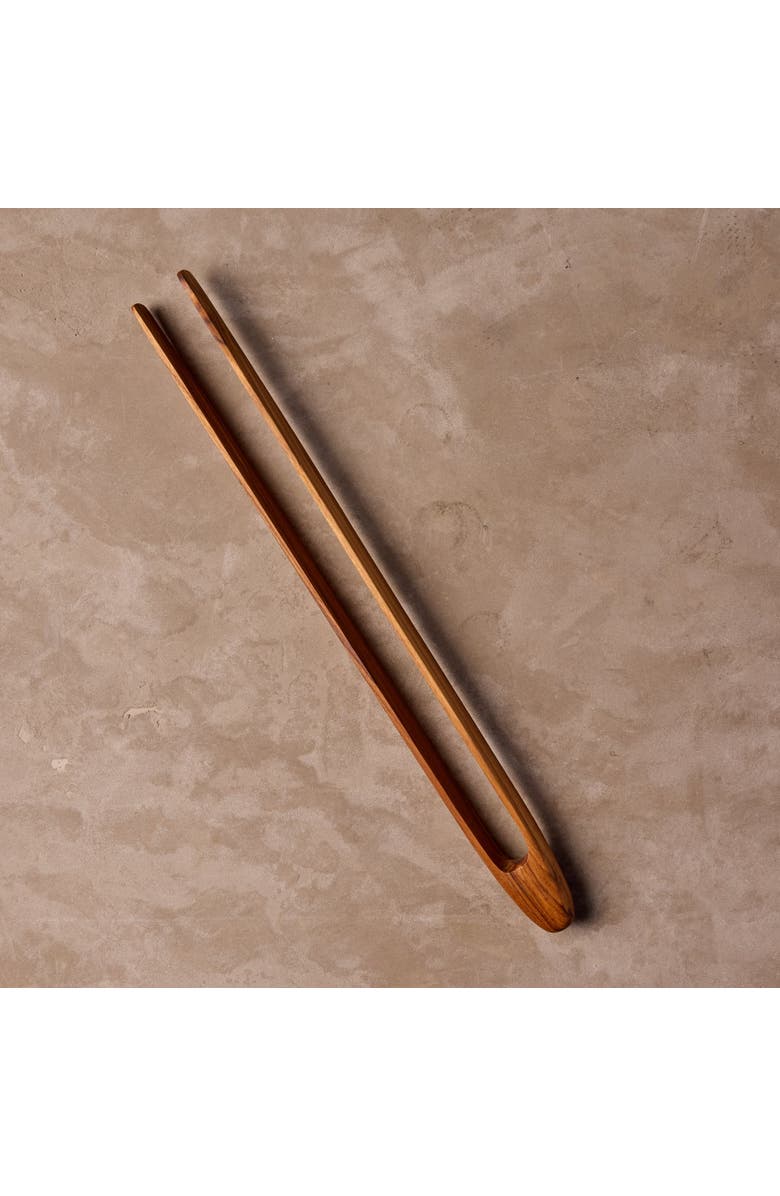 Be Home Teak Tong, Alternate, color, Teak