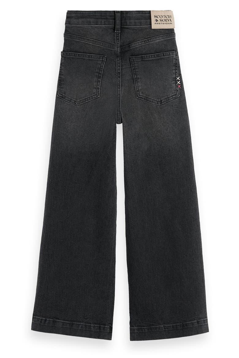 Kids' The Wave Wide Leg Jeans, Alternate, color, BLACK NIGHT