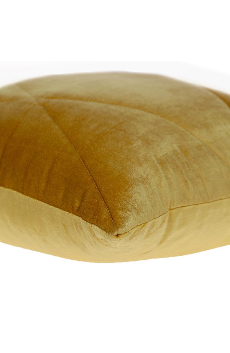 PARKLAND COLLECTION Koko Transitional Yellow Throw Pillow, Alternate, color, Yellow