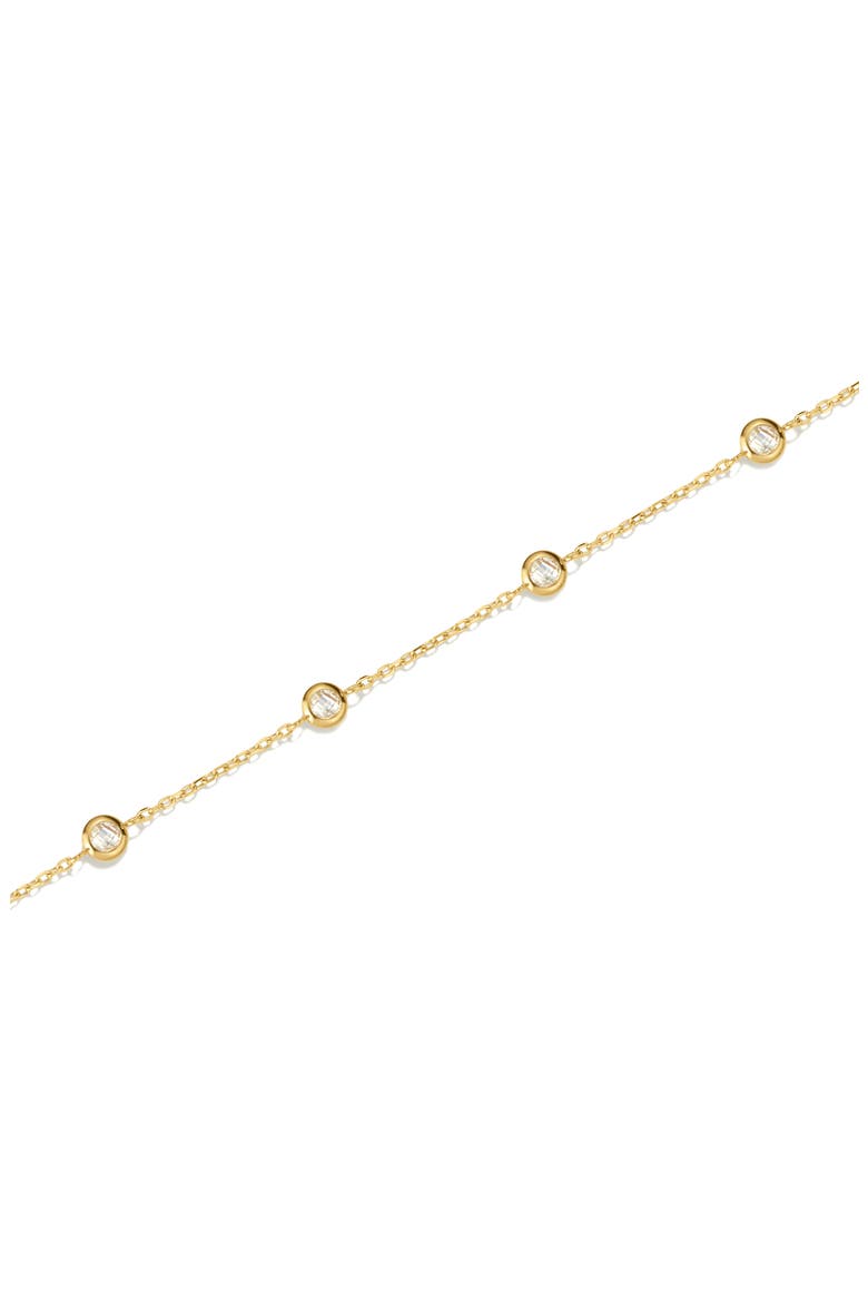 Multi Stone Chain Bracelet, Alternate, color, GOLD
