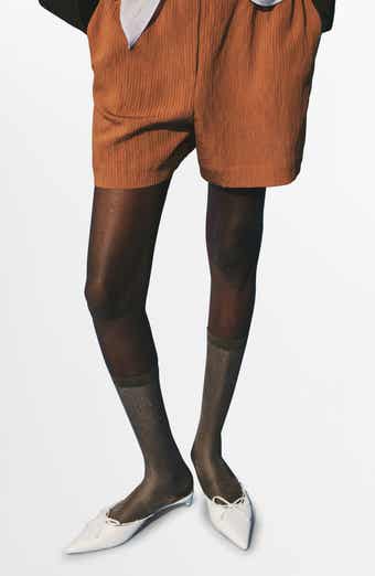 MANGO Textured Shorts