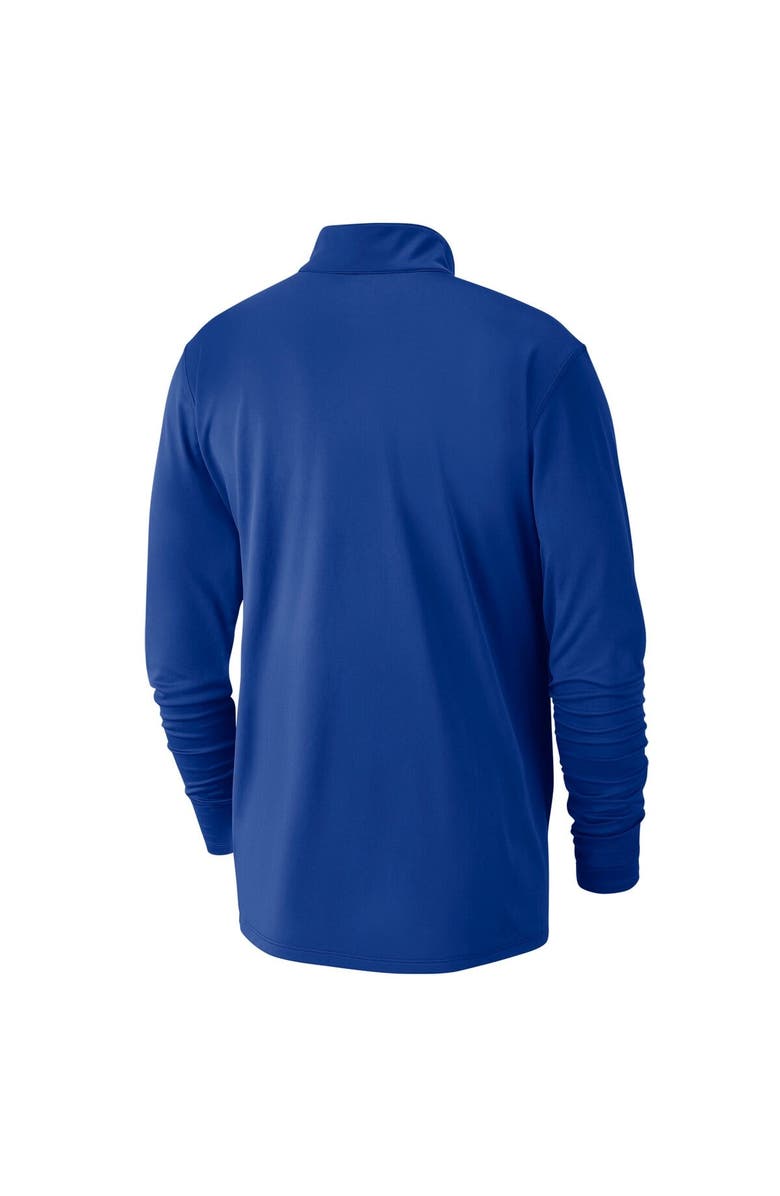 Nike Men's Nike Blue New York Knicks 2024/25 Courtside Performance Half-Zip Top, Alternate, color, Blue