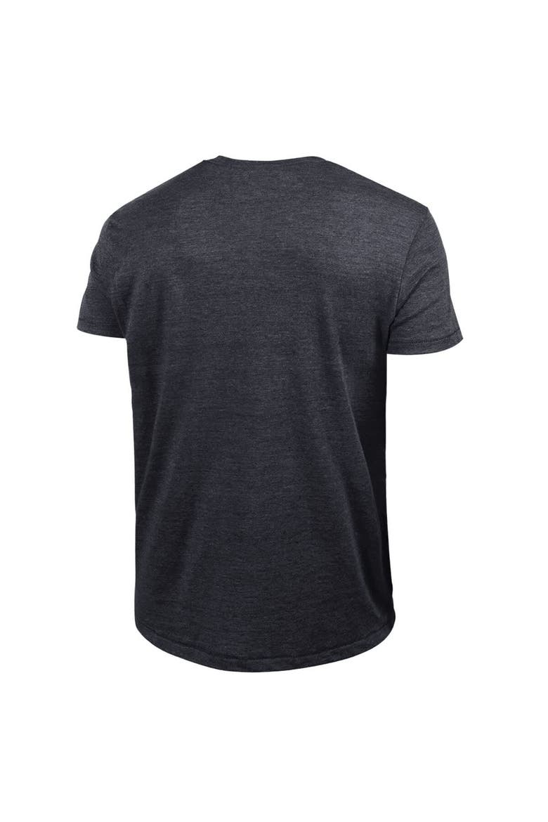 Men's Champion  Black Tampa Bay Rays Cooperstown Logo Tri-Blend T-Shirt, Alternate, color, Black