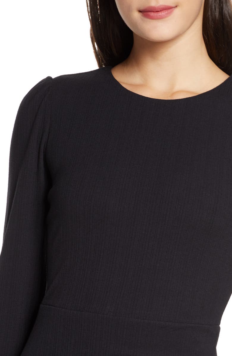 Ali & Jay Magic Time Long Sleeve Ribbed Minidress, Alternate, color, 