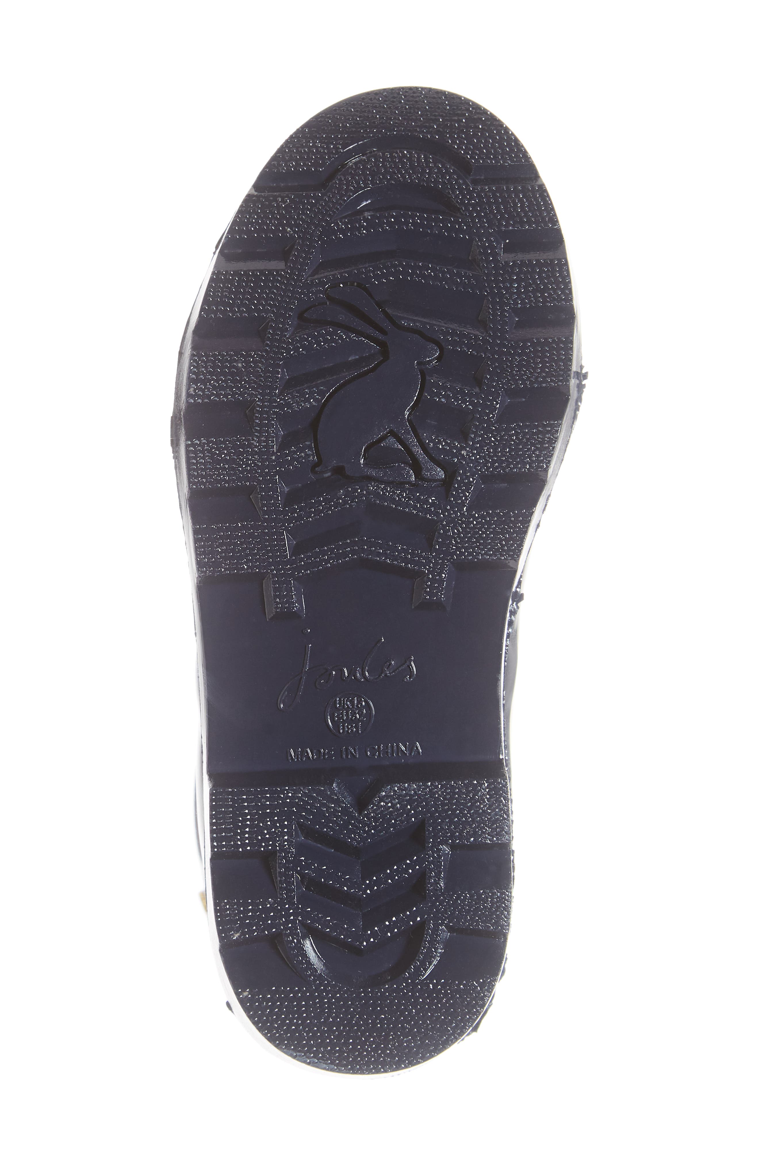Joules Bow Welly Waterproof Rain Boot, Alternate, color, 