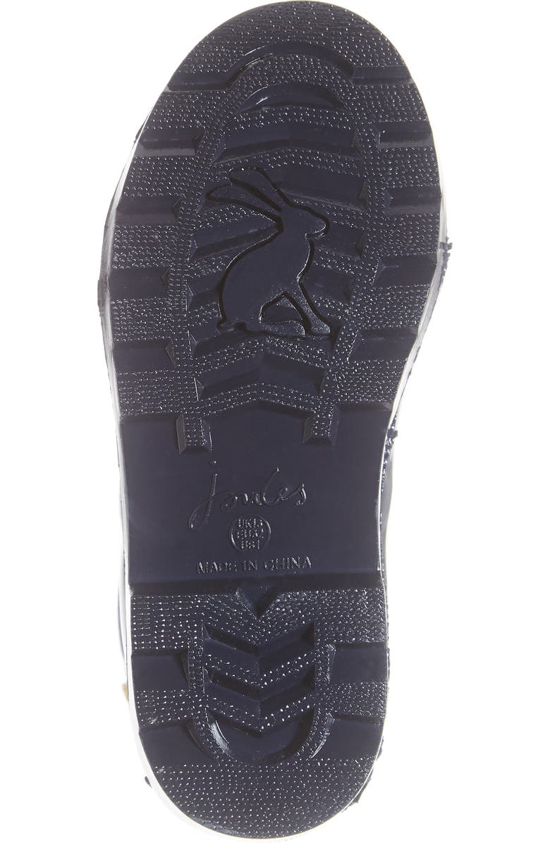 Joules Bow Welly Waterproof Rain Boot, Alternate, color,