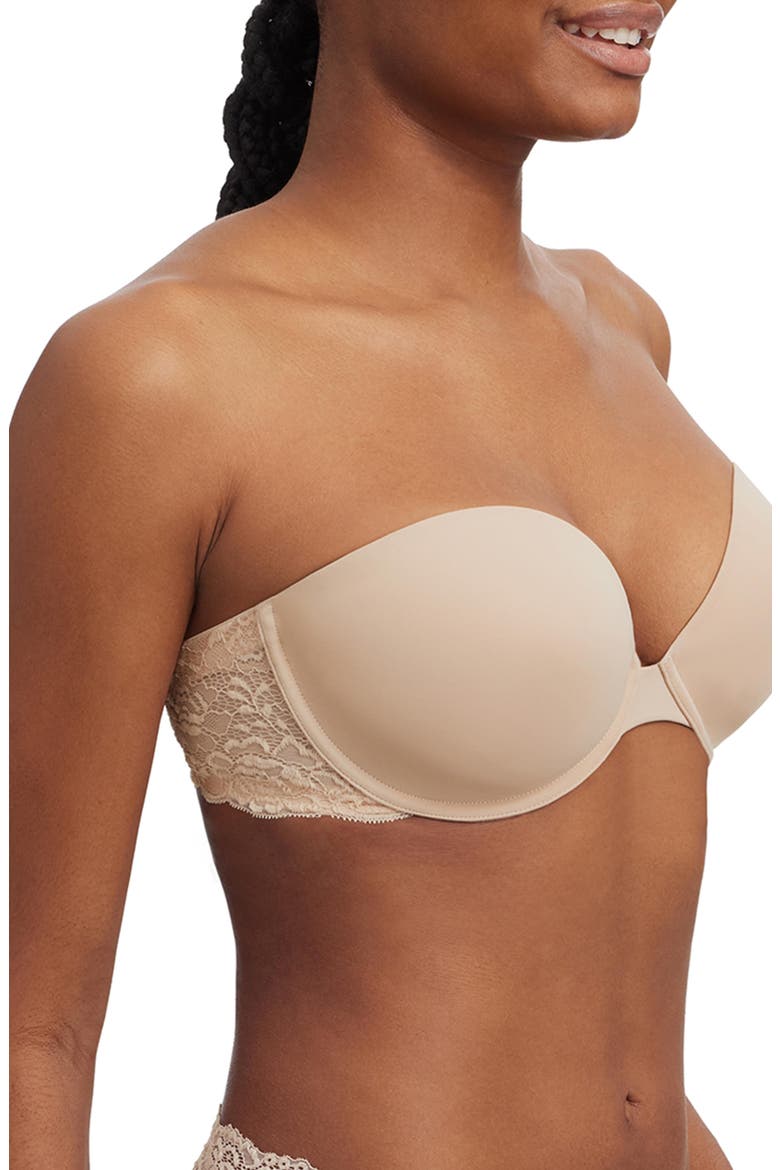 Goddess Convertible Strapless Bra, Alternate, color, Cashmere