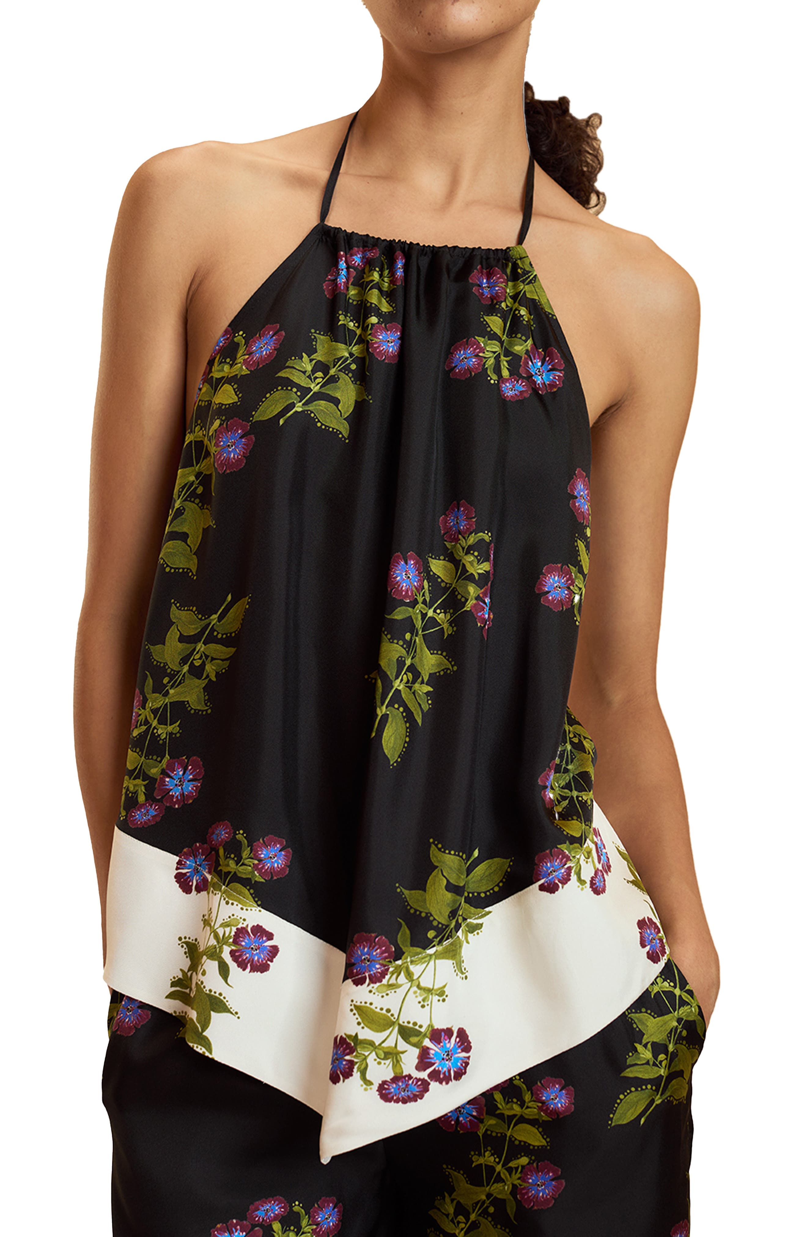 Silk Halter Top - image 2
