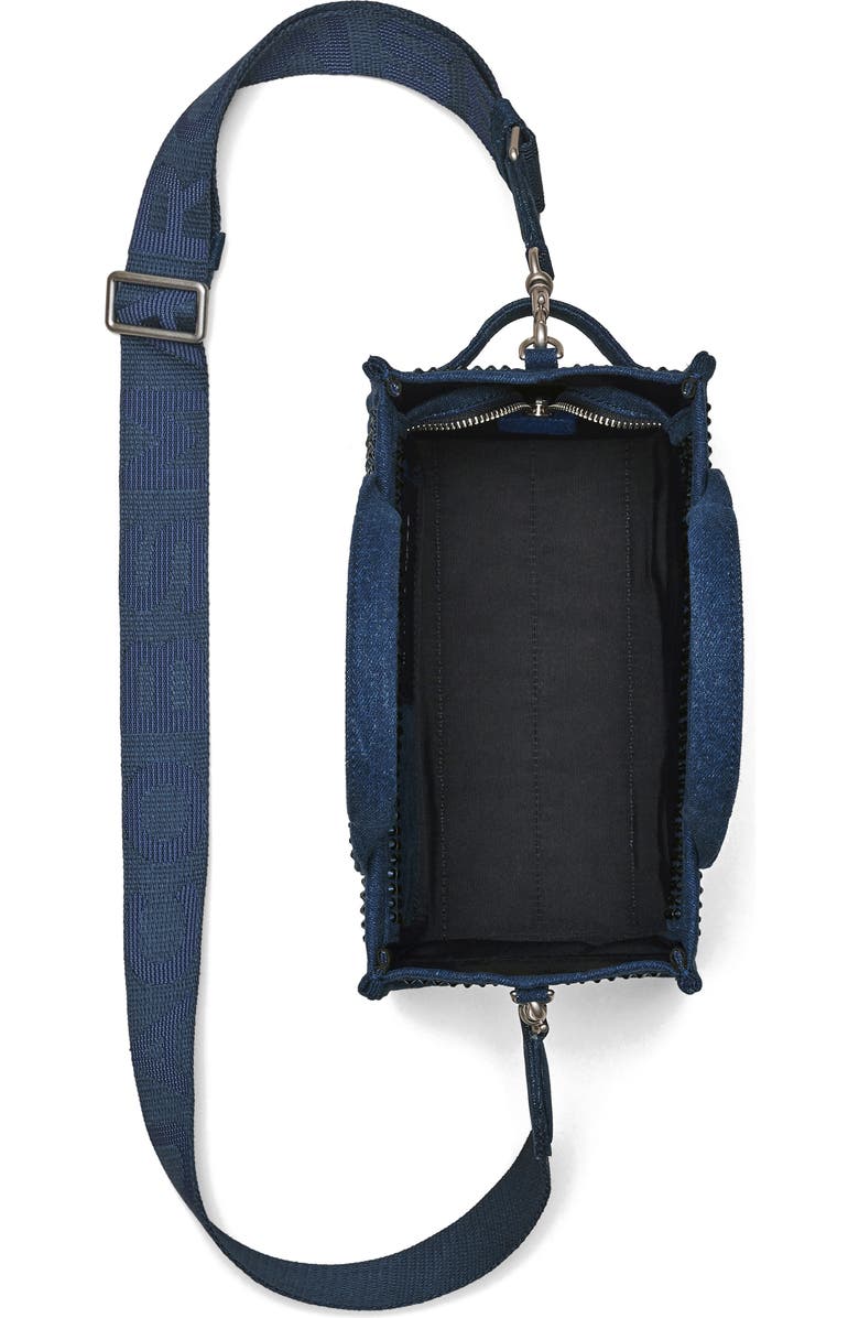 Marc Jacobs The Crystal Denim Small Tote Bag, Alternate, color,