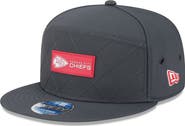 New Era Men's New Era Charcoal Kansas City Chiefs 2025 Sideline Cold Weather Split Panel 9FIFTY Snapback Hat