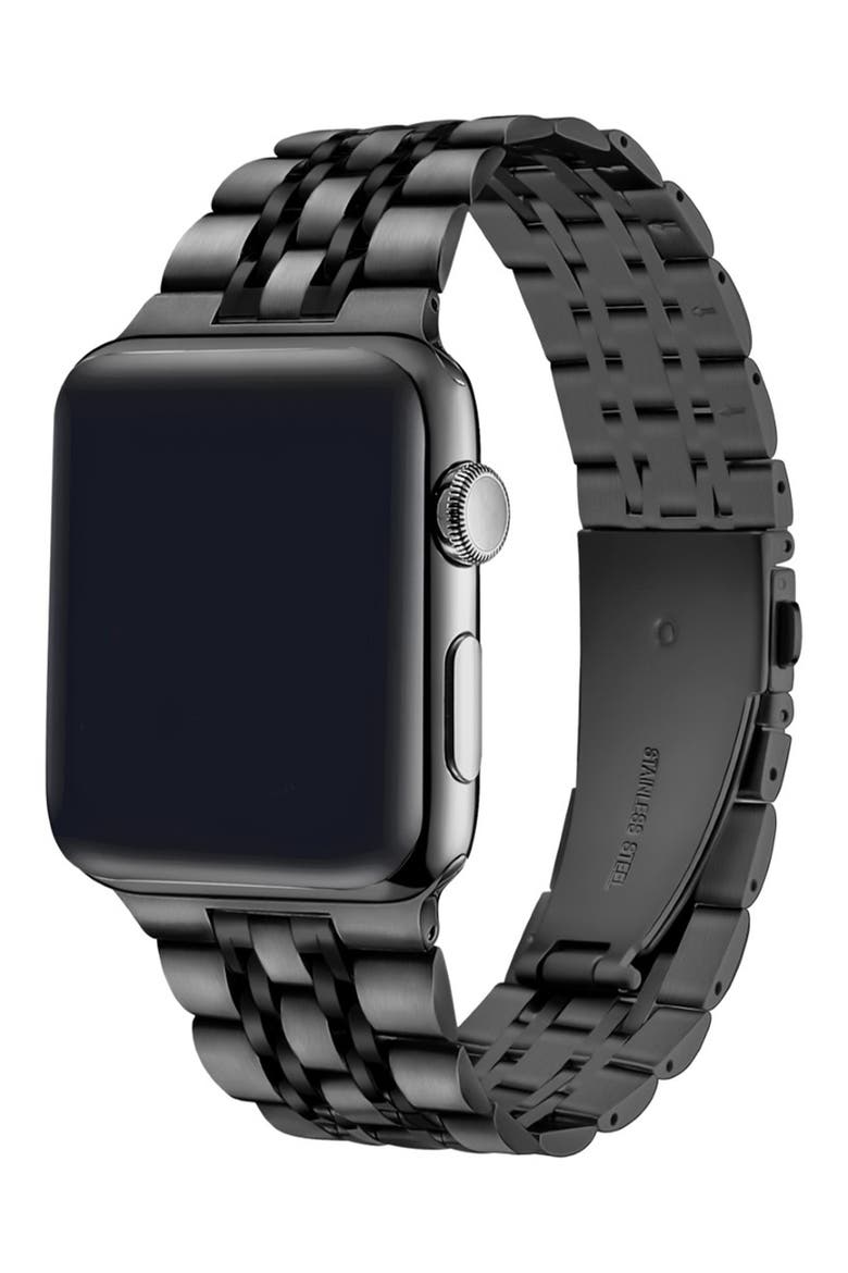 22mm Apple Watch® Bracelet Watchband, Main, color, BLACK