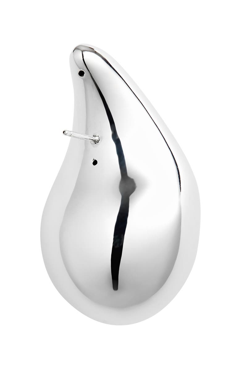 Bottega Veneta Drop Sterling Silver Stud Earrings, Alternate, color, Silver