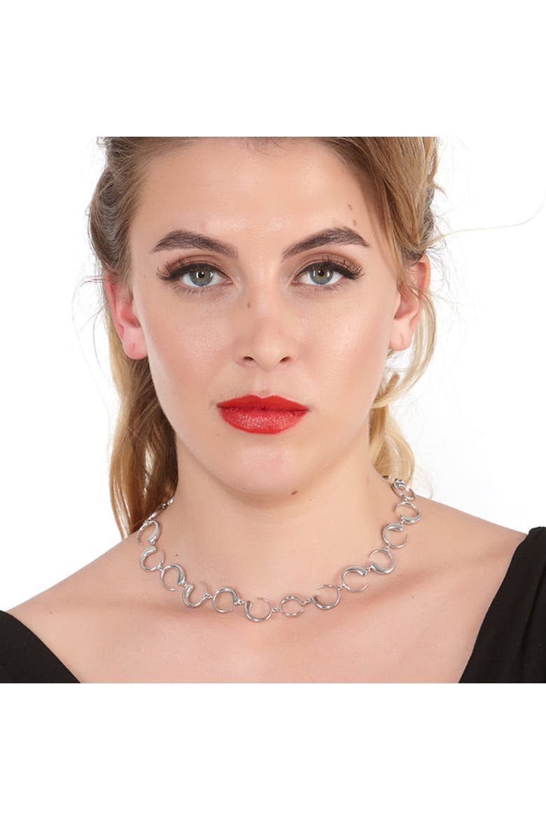Luna Necklace, Alternate, color, Sterling Silver