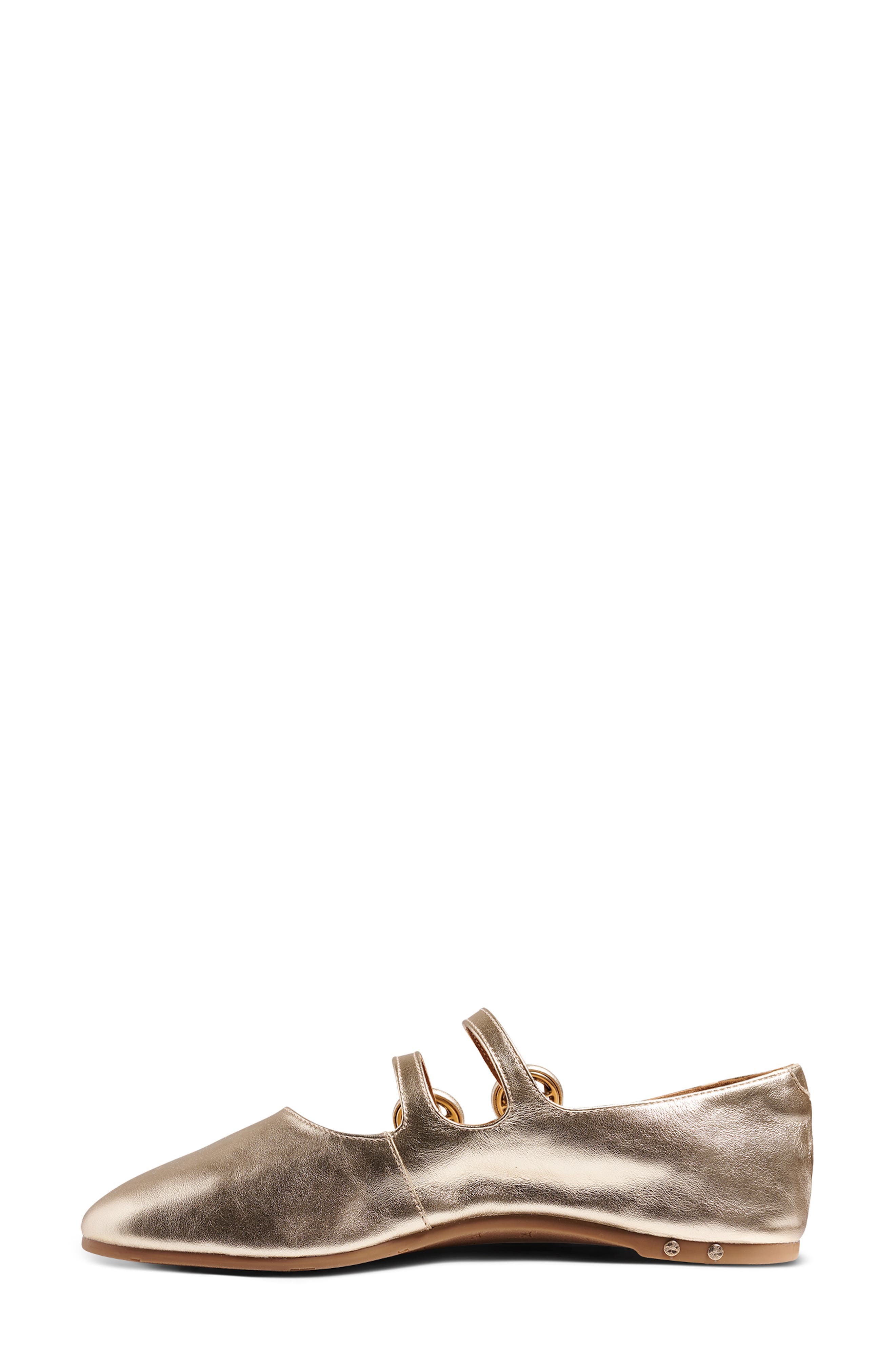 Partridge Mary Jane Flat, Alternate, color, GOLD