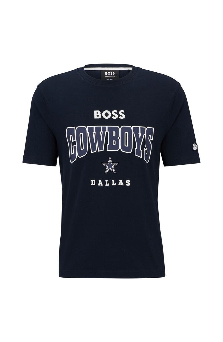 Boss X NFL Men's BOSS X NFL  Navy Dallas Cowboys Huddle T-Shirt, Main, color, 