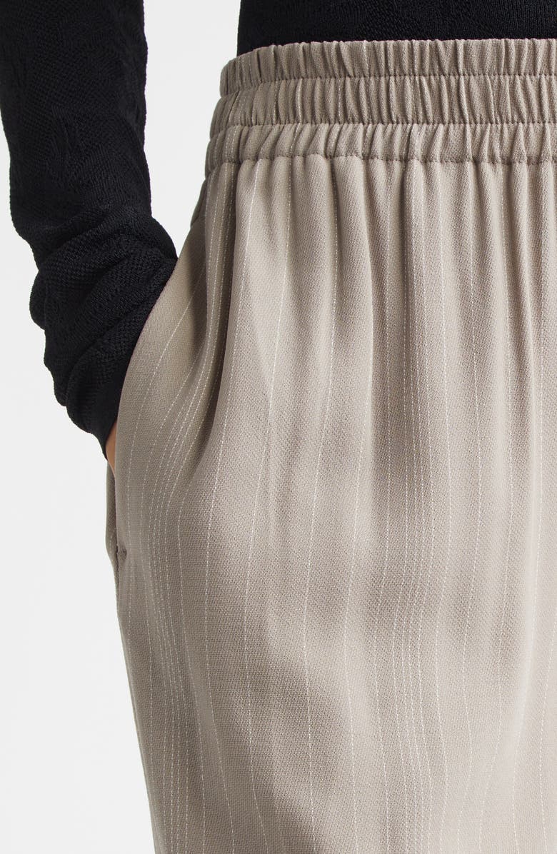 Golden Goose Journey Wool Blend Gabardine Pants, Alternate, color, Roasted Cashew