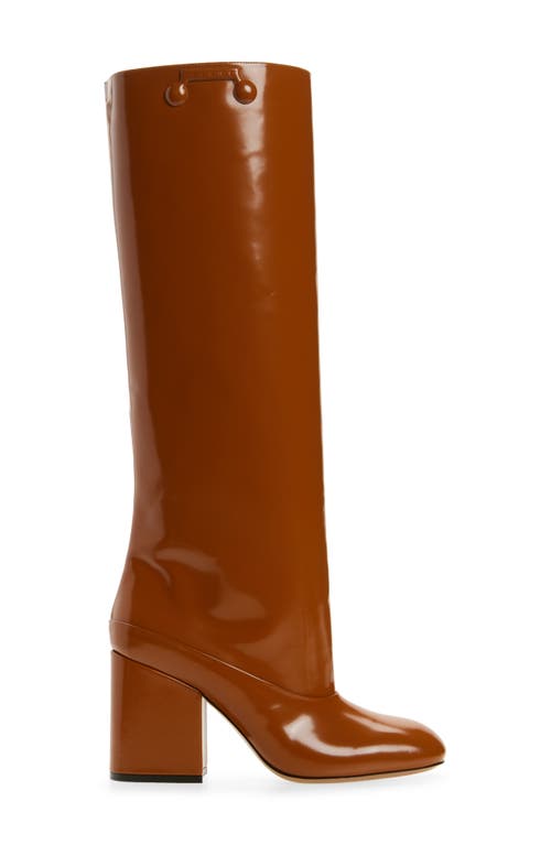 Marni Trunkaroo Knee High Boot In Brown