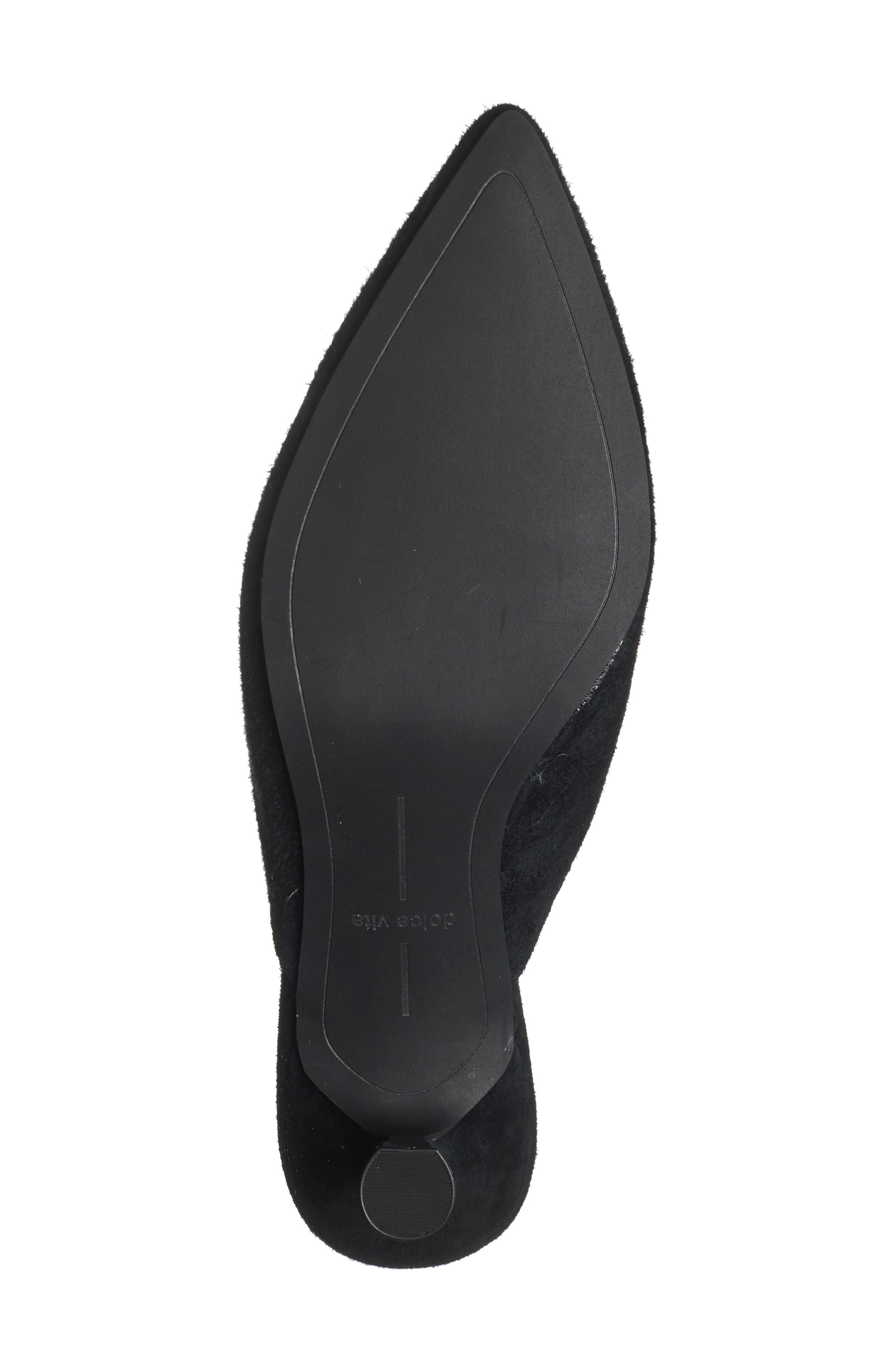 Cybil Loafer Mule, Alternate, color, ONYX SUEDE