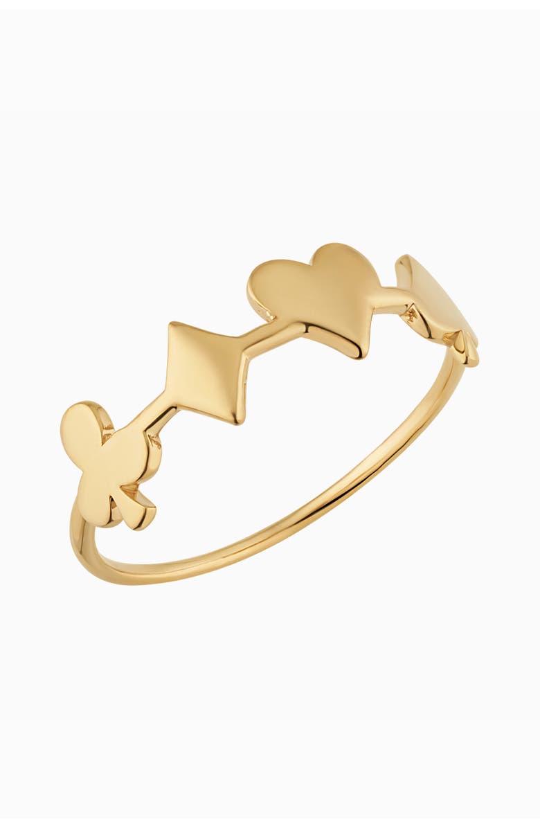 Oradina 14K Yellow Gold Full House Ring, Main, color,