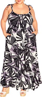 City Chic Tilly Floral Maxi Sundress