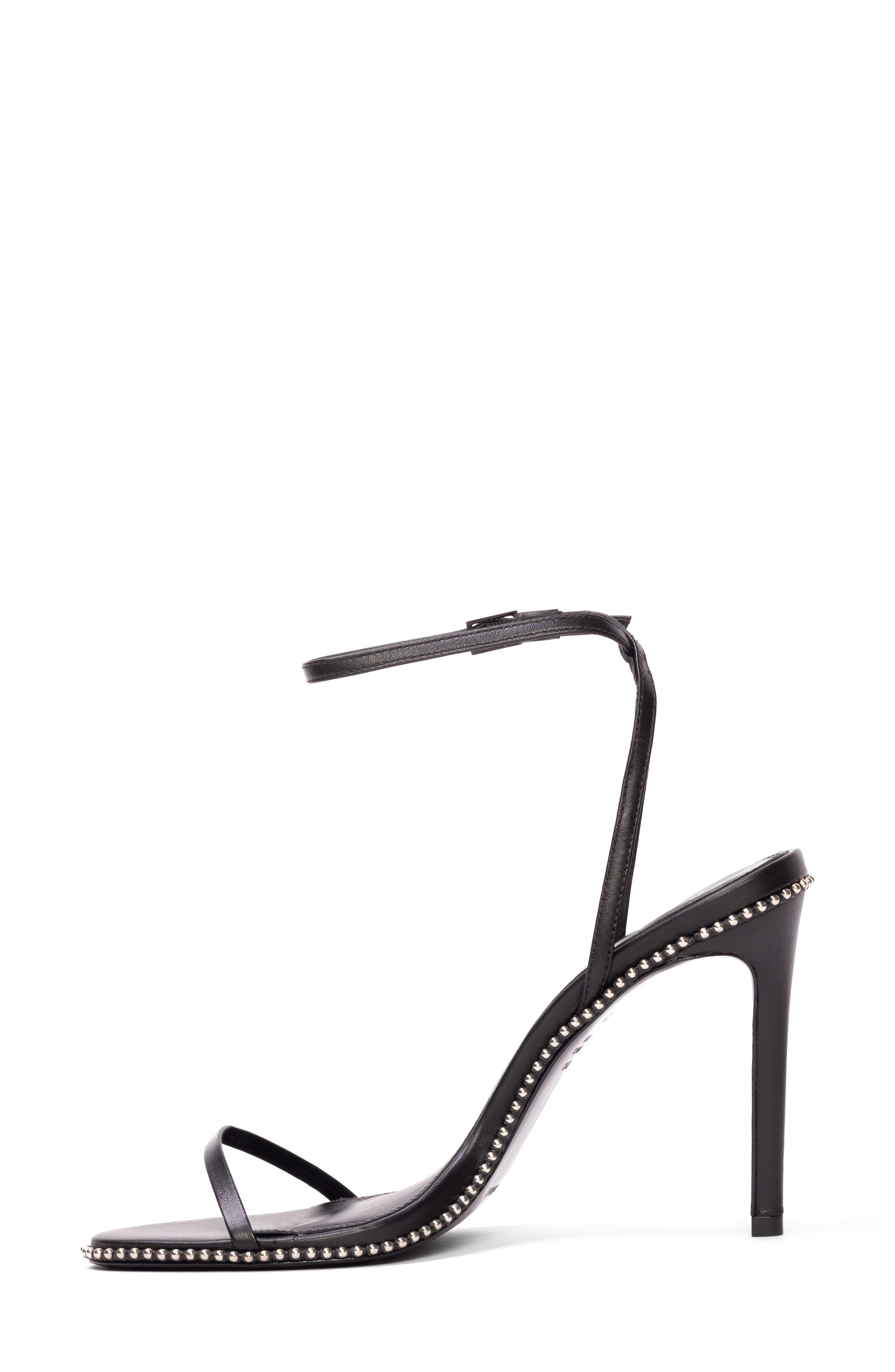 BLACK SUEDE STUDIO Lele Ankle Strap Sandal, Alternate, color, 