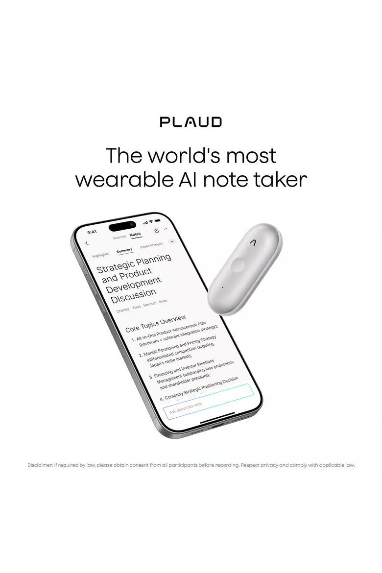 NotePin S, Alternate, color, Silver