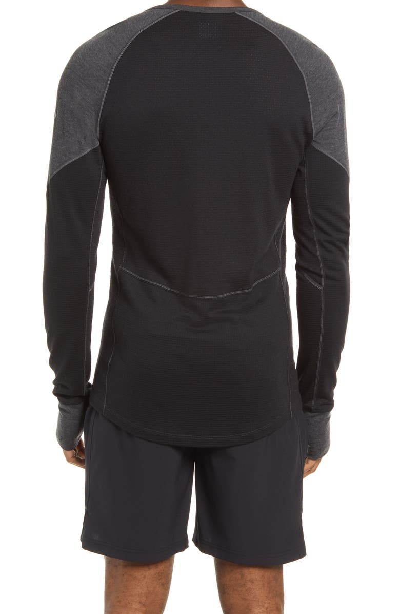 Icebreaker 260 Zone Tech Merino Wool Crewneck Base Layer Top, Alternate, color,