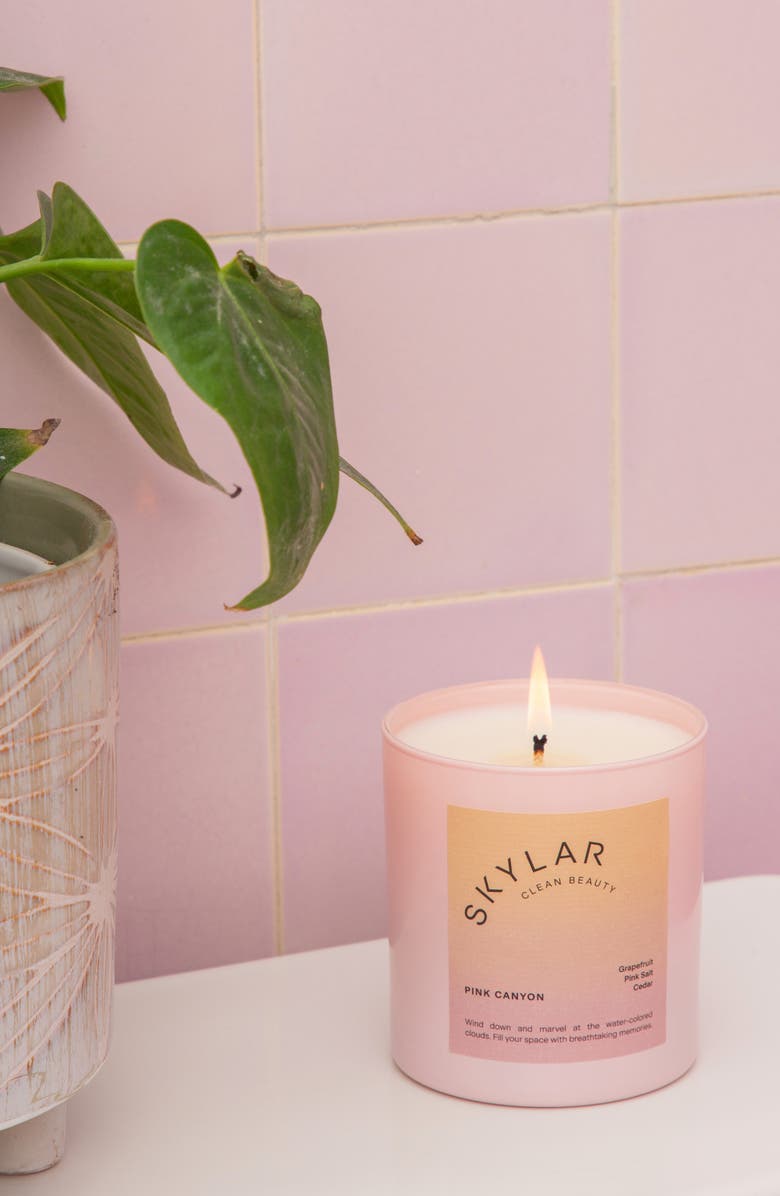 Skylar Pink Canyon Scented Candle, Alternate, color,